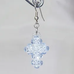 Hook pierces - Silver brass - Earrings Urielle - Hook pierces - Silver brass - Laiton argenté